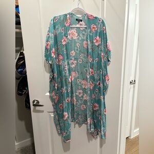 Torrid Floral Kimono Duster